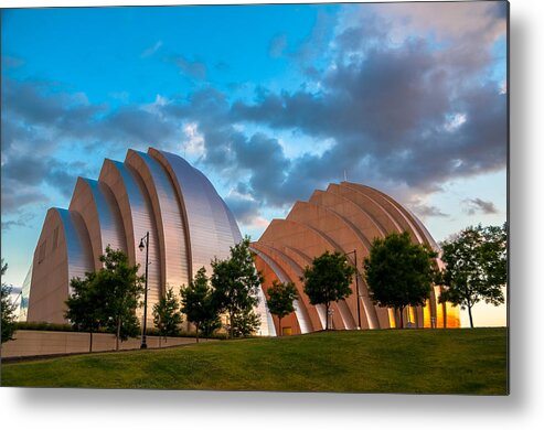 Architecture Metal Print featuring the photograph The Arts #1 by Ryan Heffron
