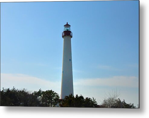 Beacon Metal Print featuring the photograph The Beacon of Cape May #1 by Bill Cannon