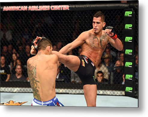 Event Metal Print featuring the photograph Ufc 185 Pettis V Dos Anjos #1 by Josh Hedges/zuffa Llc