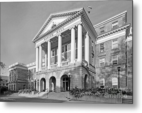 Aau Metal Print featuring the photograph University of Wisconsin Madison Bascom Hall #1 by University Icons