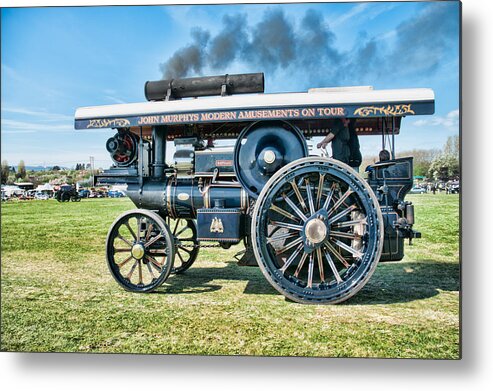 Agriculture Metal Print featuring the photograph Vintage Traction Engine #2 by Roy Pedersen