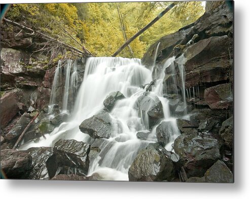 Streams Metal Print featuring the photograph West Virginia Waterfall #1 by Robert Camp