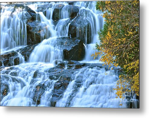 Bond Falls Metal Print featuring the photograph 1000 Mini Waterfalls by Dan Hefle