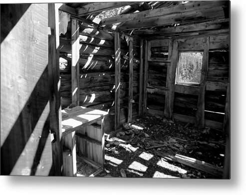 Photograph Metal Print featuring the photograph 1880's Cabin by Richard Gehlbach