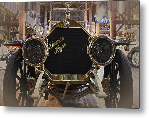 Thomas Flyer Metal Print featuring the photograph 1908 Thomas Flyer by Richard Gregurich