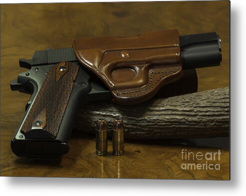 1911 Metal Print featuring the photograph 1911 Concealed Carry by Dale Powell