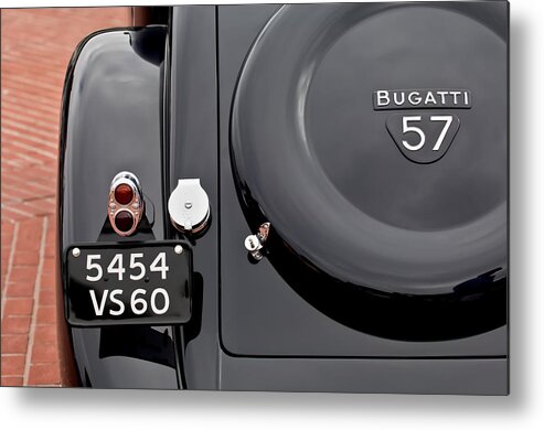 1937 Bugatti Type 57c Ventoux Metal Print featuring the photograph 1937 Bugatti Type 57C Ventoux by Jill Reger