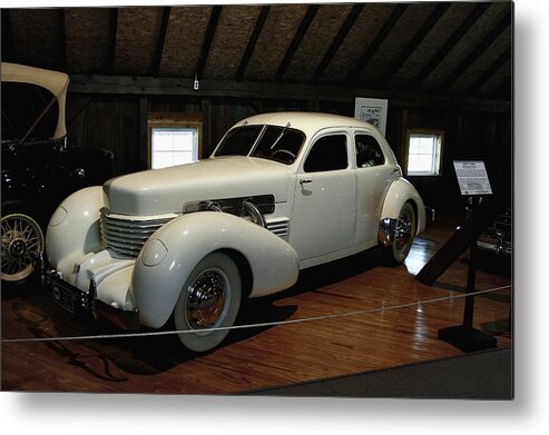 1937 Metal Print featuring the photograph 1937 Cord 812 Westchester by Richard Gregurich