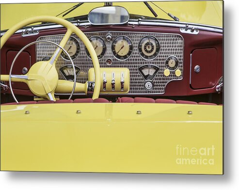 1937 Cord Metal Print featuring the photograph 1937 Cord Dash by Dennis Hedberg