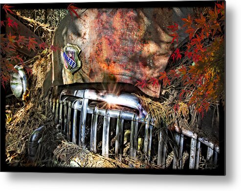 1942 Metal Print featuring the photograph 1942 Buick by Debra and Dave Vanderlaan