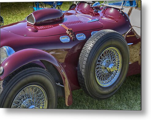 1950 Metal Print featuring the photograph 1950 Allard J2 Competition Roadster by Jack R Perry