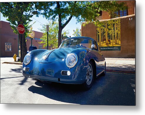 356 Metal Print featuring the photograph 1956 356 A Sunroof Coupe Porsche by Mary Lee Dereske