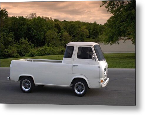 1962 Metal Print featuring the photograph 1962 Ford Econoline Pickup Truck by Tim McCullough