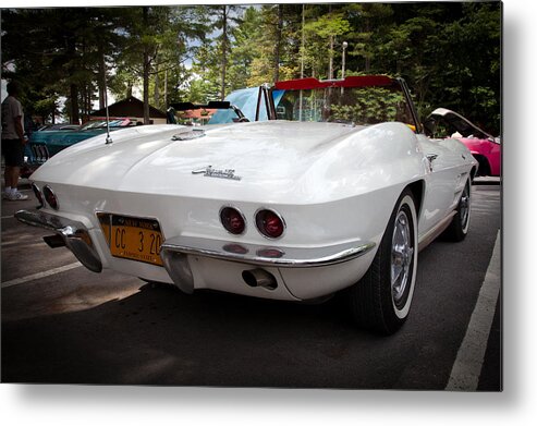 63 Metal Print featuring the photograph 1963 Chevrolet Corvette Stingray Convertible by David Patterson