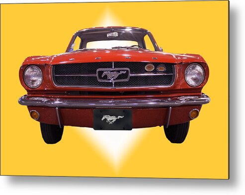 1964 Ford Mustang Metal Print featuring the photograph 1964 Ford Mustang by Michael Porchik