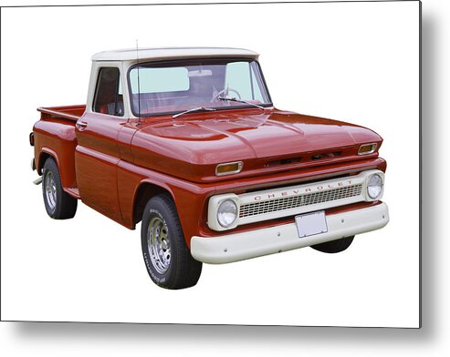 Old Metal Print featuring the photograph 1965 Chevrolet Pickup Truck by Keith Webber Jr