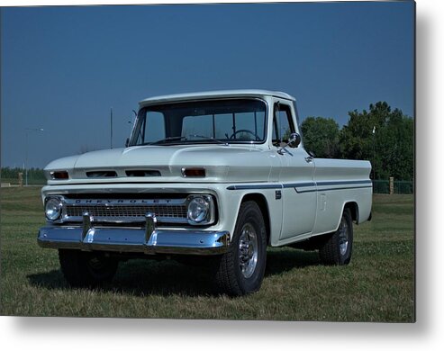 1966 Metal Print featuring the photograph 1966 Chevrolet Pickup Truck by Tim McCullough