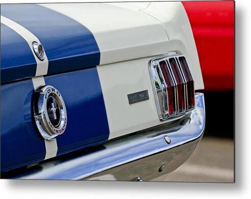1966 Shelby Gt 350 Taillight Metal Print featuring the photograph 1966 Shelby GT 350 Taillight by Jill Reger