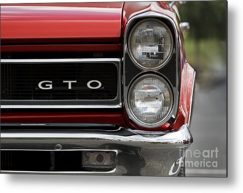 1965 Pontiac Gto Metal Print featuring the photograph 1965 Gto #2 by Dennis Hedberg