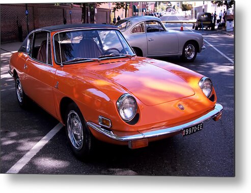 Fiat Racer Metal Print featuring the photograph 1971 Fiat 850 Spider by Bertone by Rona Black