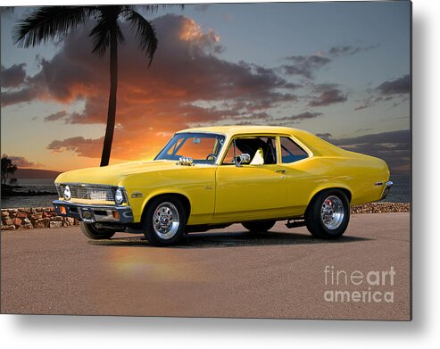 Automobile Metal Print featuring the photograph 1972 Chevrolet Nova by Dave Koontz