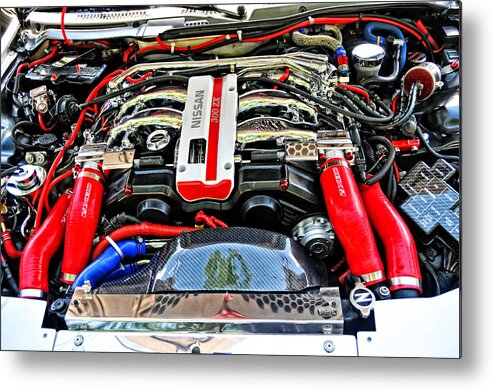 Car Metal Print featuring the photograph 1990 Nissan 300 ZX Import Car of the Year by Mike Martin