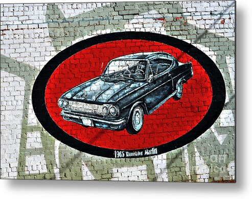 American Metal Print featuring the photograph 1965 Rambler Marlin #2 by Linda Cox