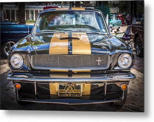 1966 Ford Mustang Metal Print featuring the photograph 1966 Ford Shelby Mustang Hertz Edition #2 by Rich Franco