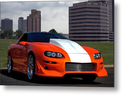 2002 Metal Print featuring the photograph 2002 Camaro Z28 by Tim McCullough