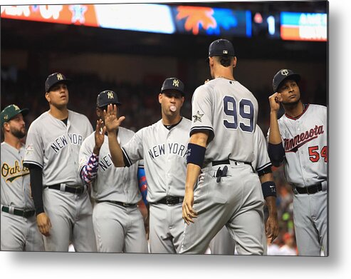 People Metal Print featuring the photograph 88th MLB All-Star Game by Mike Ehrmann