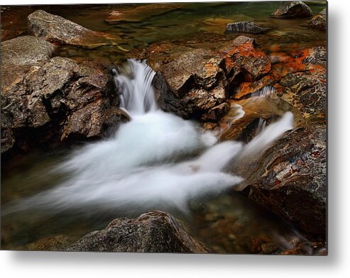 The Basin Metal Print featuring the photograph Basin Cascade #2 by Mike Farslow