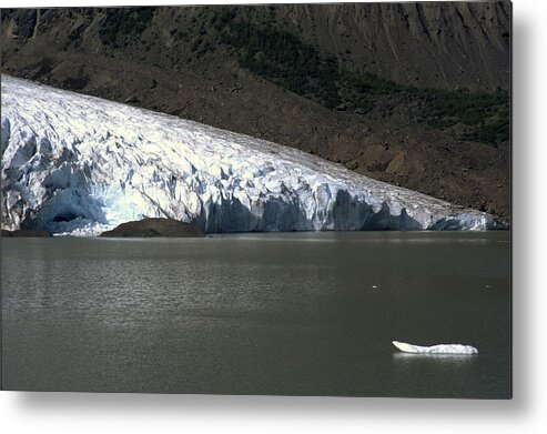 Americas Metal Print featuring the photograph Bear Glacier #2 by Roderick Bley