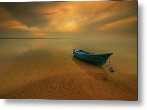 Boat Metal Print featuring the photograph Boat... #2 by Krzysztof Browko