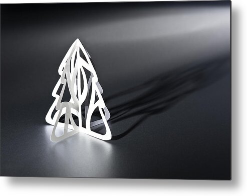 Abstract Metal Print featuring the photograph Christmas tree #2 by U Schade