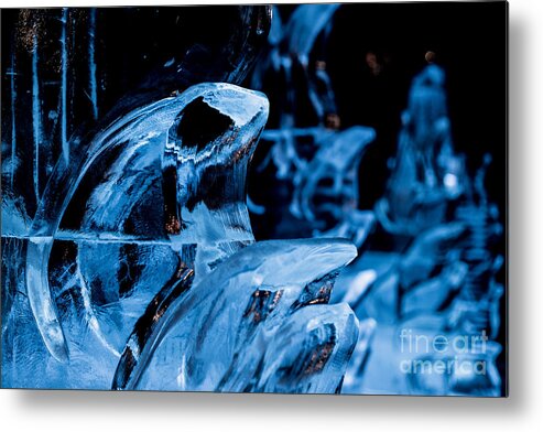 2015 Metal Print featuring the photograph Icicles by Franz Zarda