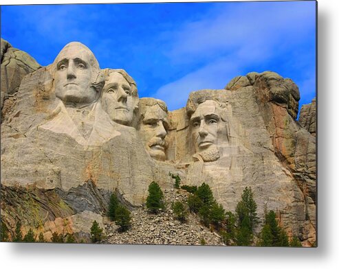 Mount Rushmore Metal Print featuring the photograph Mount Rushmore South Dakota #2 by Amanda Stadther