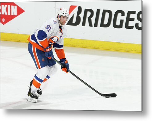 Playoffs Metal Print featuring the photograph New York Islanders V Florida Panthers - #2 by Joel Auerbach