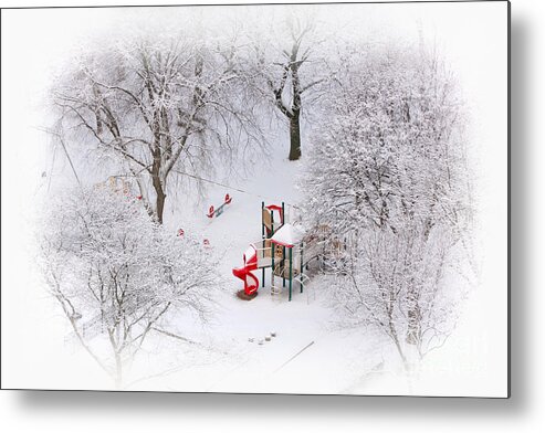 Christmas Metal Print featuring the photograph Peace on Earth #2 by Charline Xia