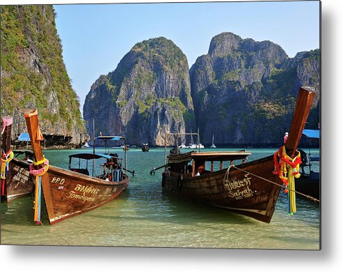 Scenics Metal Print featuring the photograph Phi Phi Island, Thailand #2 by Andrea Pistolesi