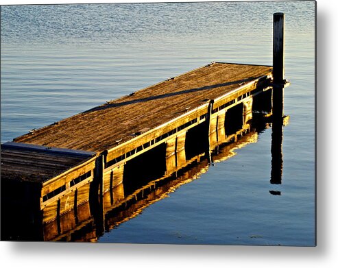 Reflection Metal Print featuring the photograph Reflection #2 by Frozen in Time Fine Art Photography