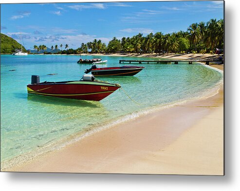 Water's Edge Metal Print featuring the photograph Salt Whistle Bay, Mayreau #2 by Oriredmouse