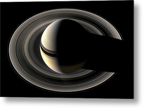 Saturn Metal Print featuring the photograph Saturn by Nasa/jpl/ssi/science Photo Library