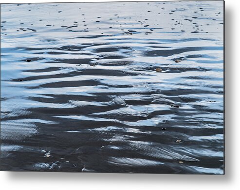 Seascape Coastal Reflect Metal Print featuring the photograph Sky reflection #2 by Michael Goyberg