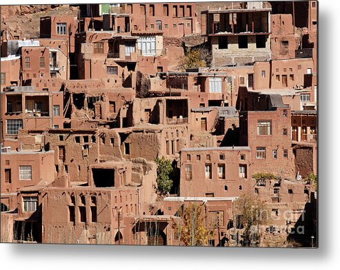 Iran Metal Print featuring the photograph The village of Abyaneh in Iran #2 by Robert Preston
