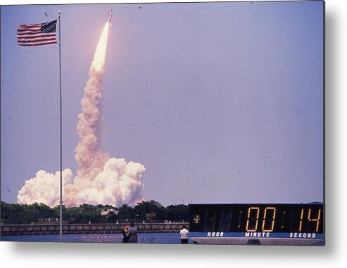 Retro Images Archive Metal Print featuring the photograph Space Shuttle Challenger #23 by Retro Images Archive