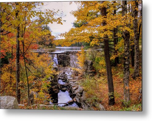Fall Foliage In Massachusetts Usa Metal Print featuring the photograph Fall Foliage in Massachusetts USA #25 by Paul James Bannerman