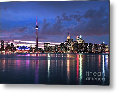 Toronto Metal Print featuring the photograph Toronto skyline 4 by Elena Elisseeva