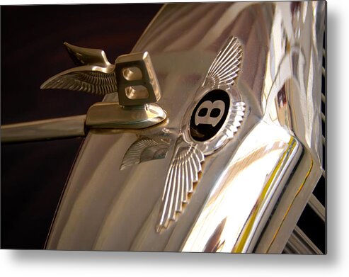 56 Metal Print featuring the photograph 1956 Bentley S1 #3 by David Patterson