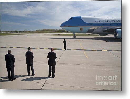 Air Force 1 Metal Print featuring the photograph Air Force One #3 by Jim West