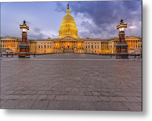 America Metal Print featuring the photograph Capitol Building #3 by Peter Lakomy